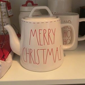 Rae Dunn merry Christmas teapot